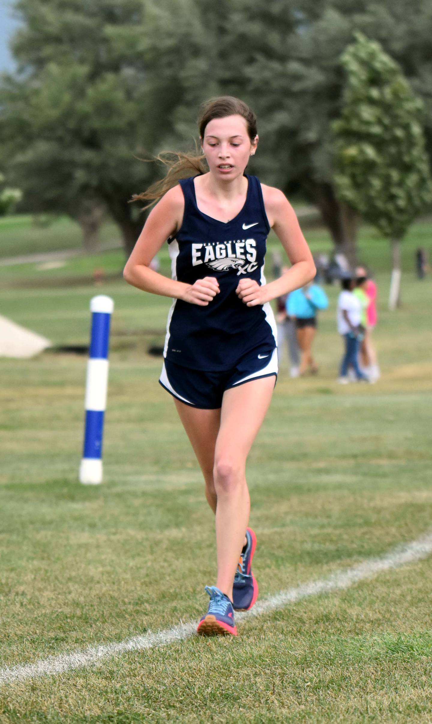 Jillian Valencia of East Union led the Eagles with a ninth-place finish in 23:10