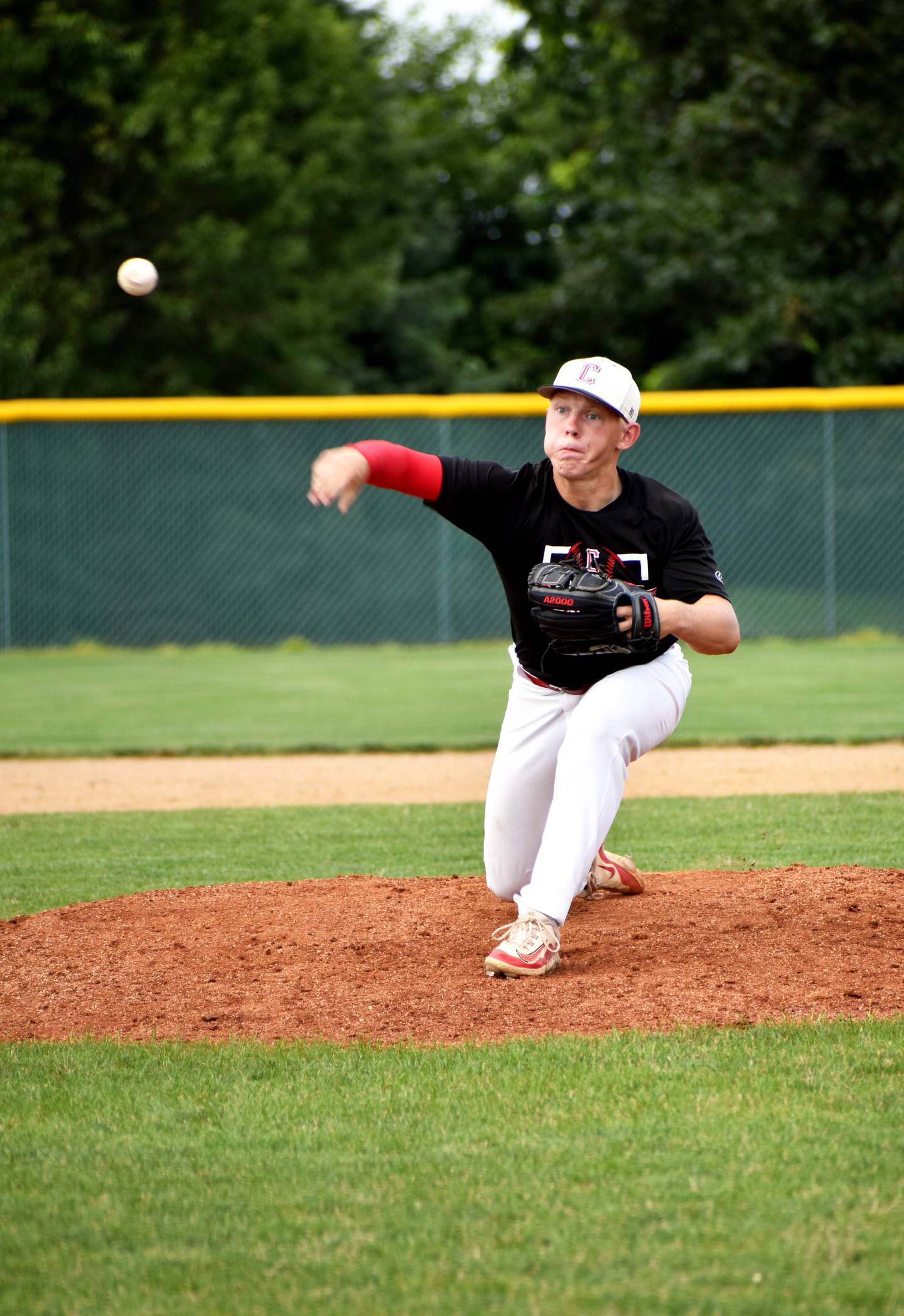 Senior Milo Staver pitched game one, striking out eight batters and getting the win.