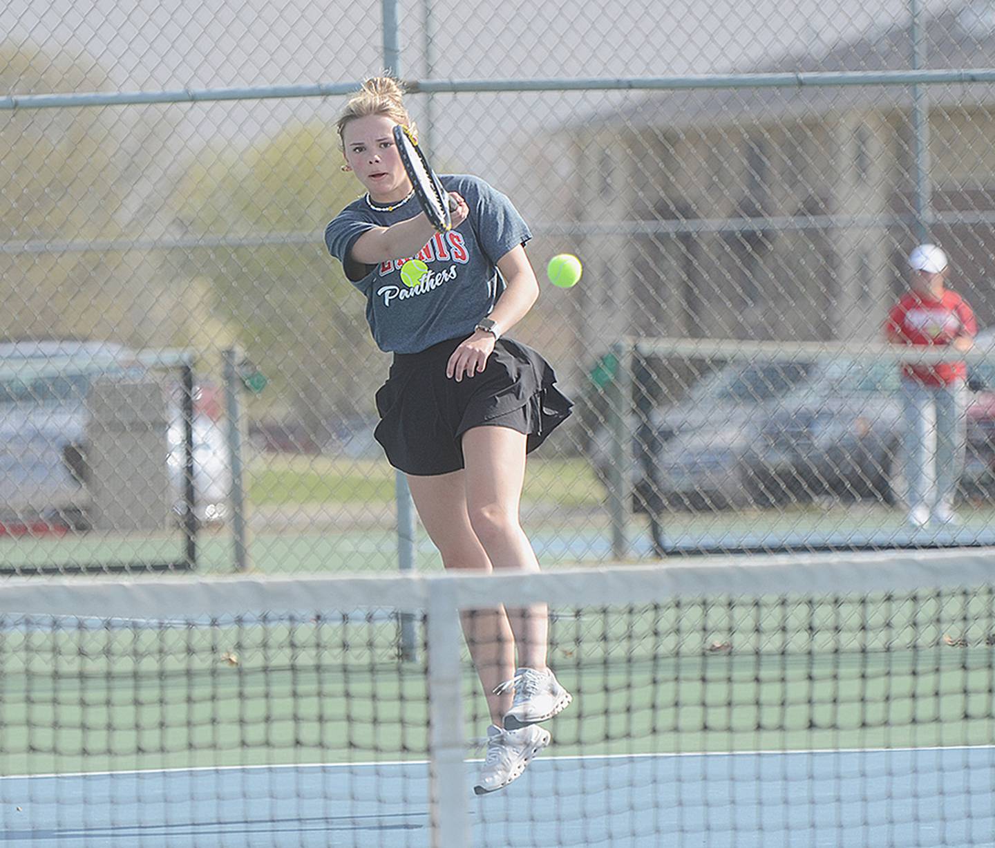 Ava Adamson was a four-year letterwinner in tennis and worked her way up to the No. 1 singles position as a senior, finishing with a 14-10 individual record last season.