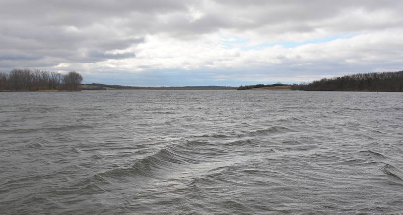 Twelve Mile Lake, one of the expansive water features of Union County. The lake was named in mid-1800s after the distance from the Mount Pisgah settlement to the lake. Ironically, the distance now actually equates to less than 10 miles.