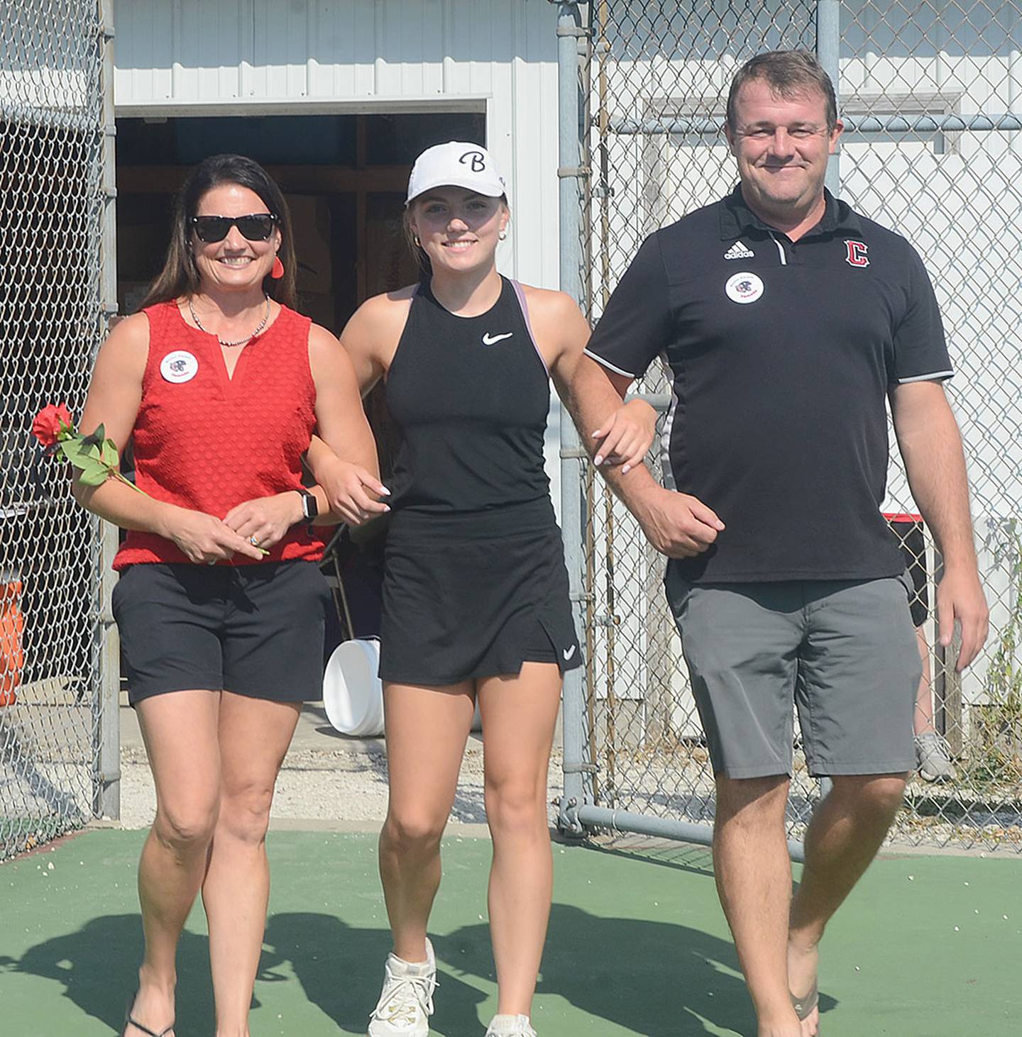 Creston tennis senior Hollynn Rieck, daughter of Chad and Amy Rieck.