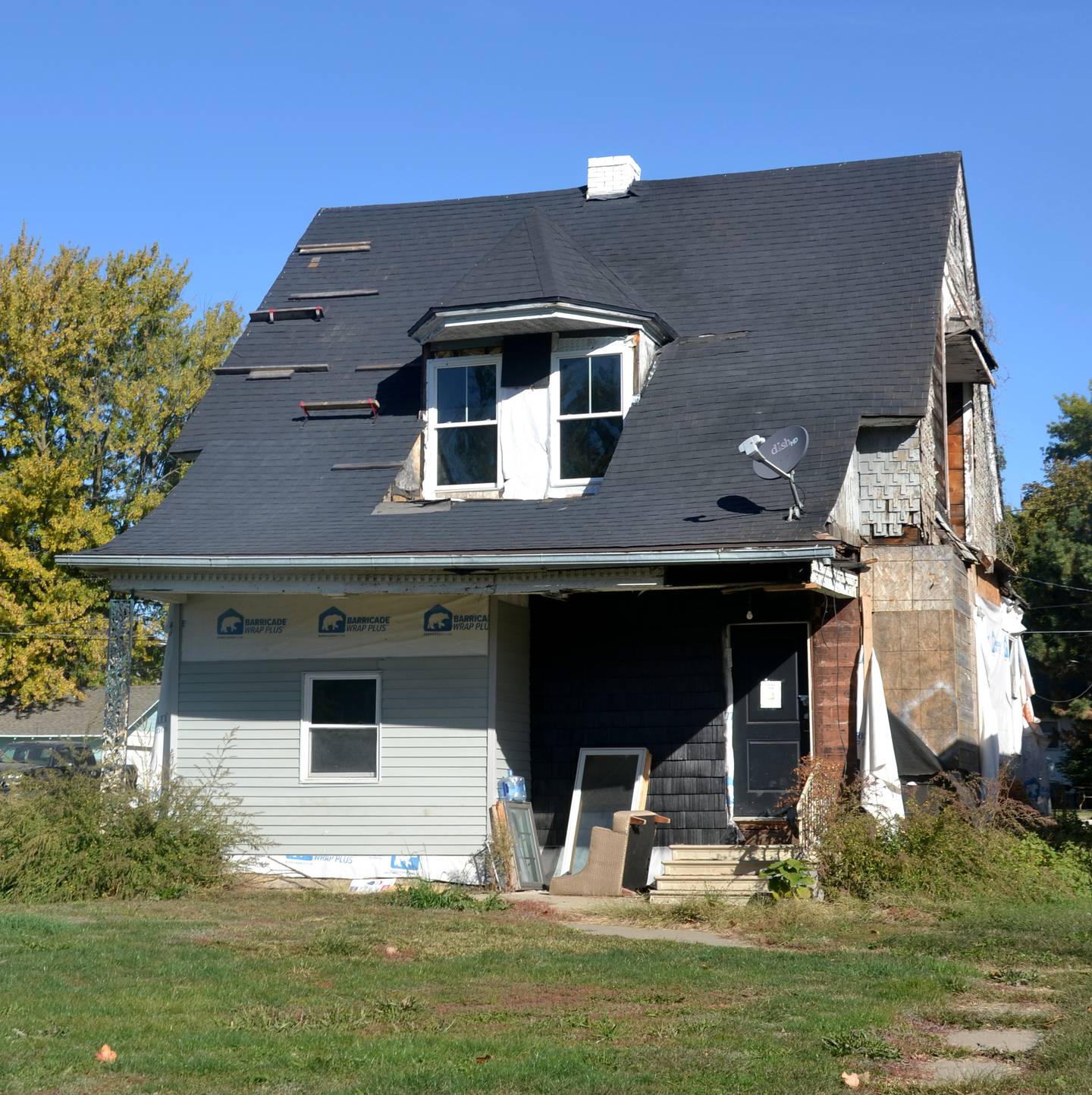 400 S. Walnut St. is one of three city-owned residential properties to be torn down.
