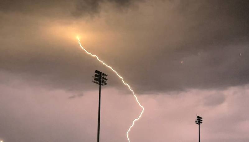 Lightning strikes in Union County. Today is lightning safety day in the National Weather Service's annual Severe Weather Awareness Week.