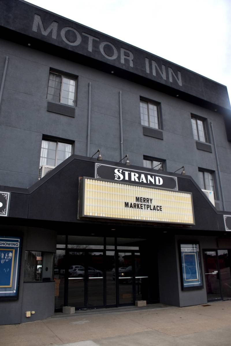 One of the possible FY '26 projects include  refurbishment of the movie theater owned by Nick Foltz on Adams Street. The theater's pre-application for a Catalyst grant was approved earlier this year.