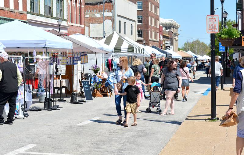 Vendors of all kinds crowded Maple Street in May for the fourth annual Market on Maple.
