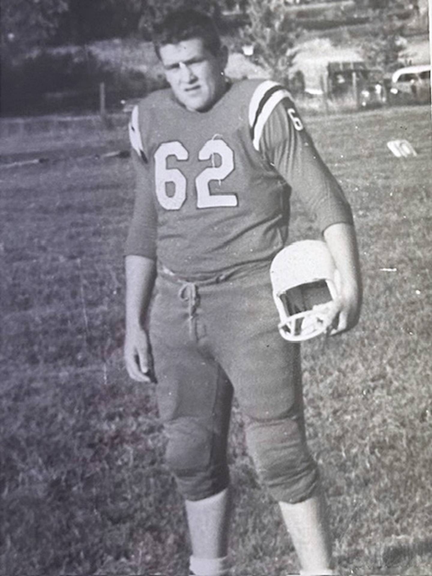 Doug Minnick as a standout lineman for the Creston football team.