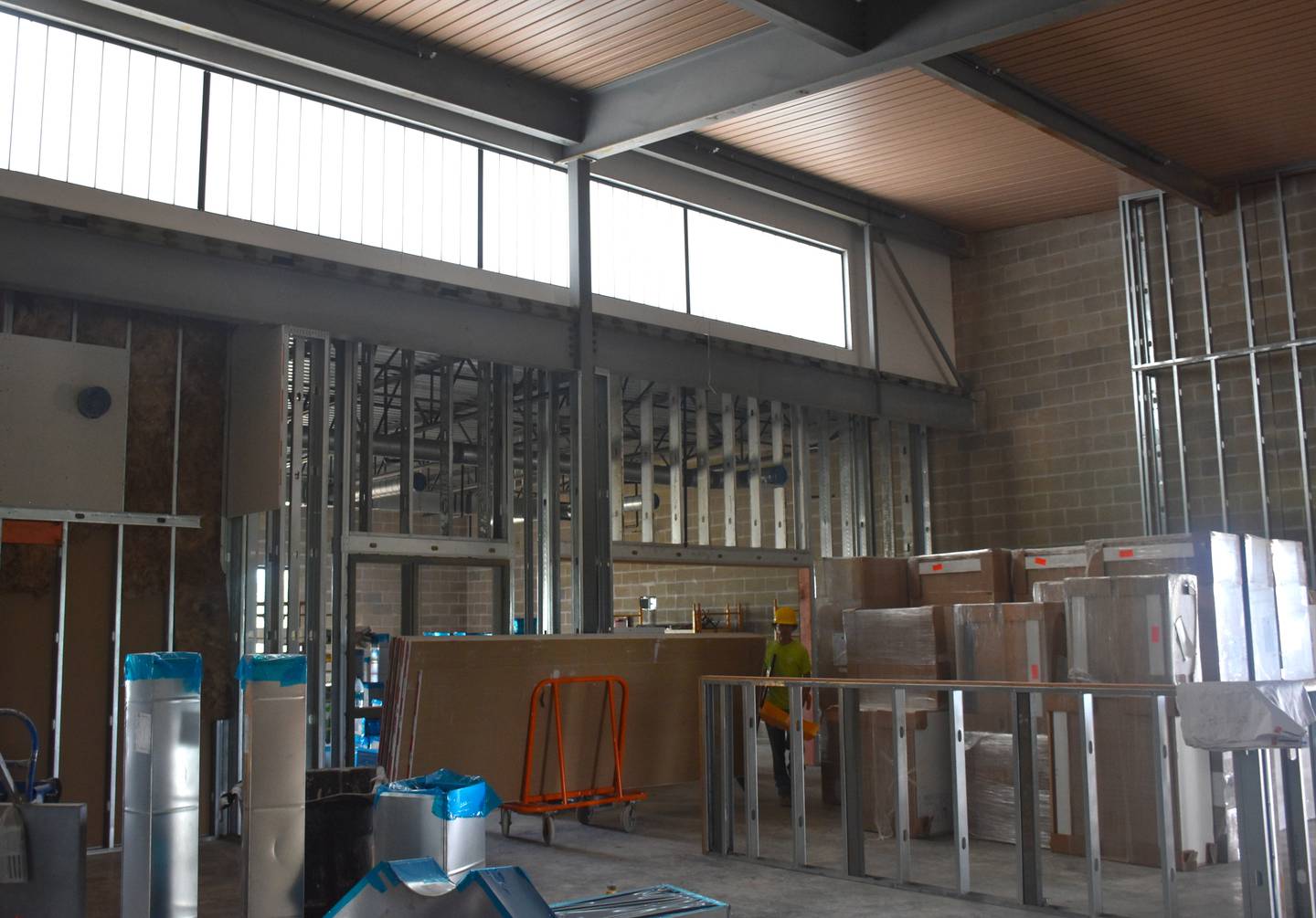 Large areas of the ECC will include natural lighting.