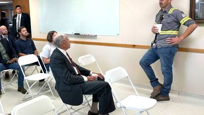 Grassley defends blue slips at Union County stop