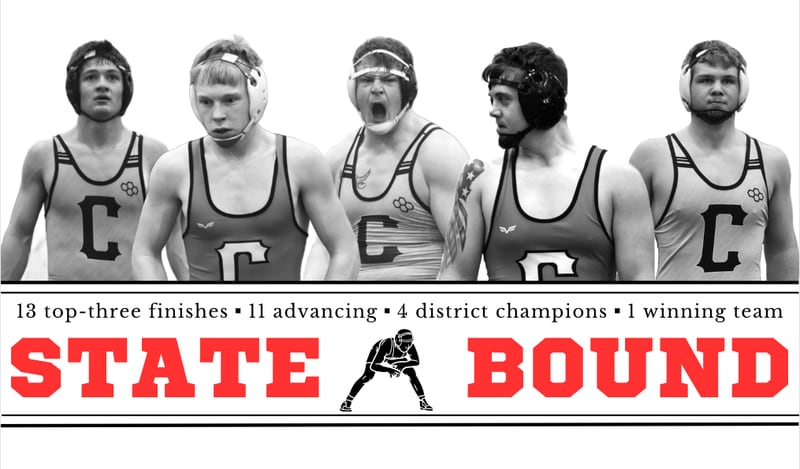 The Panthers send 11 wrestlers to state, a new school record.