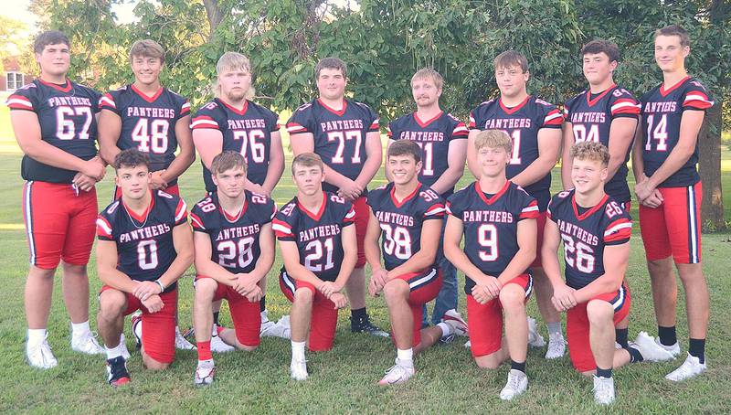 Seniors on the 2025 Creston football team are, from left in front, Seth Gordon, Kal Barber, Kylen Parsons, Lane Travis, Brodrick Phelps and Jackson Pettegrew. Back row, Chasse Downing, Ethan Holliday, Gunner Martwick, Tysen Gillespie, Evan Abell, Garrick Clausen, Jameson McDonald and CT Stalker.