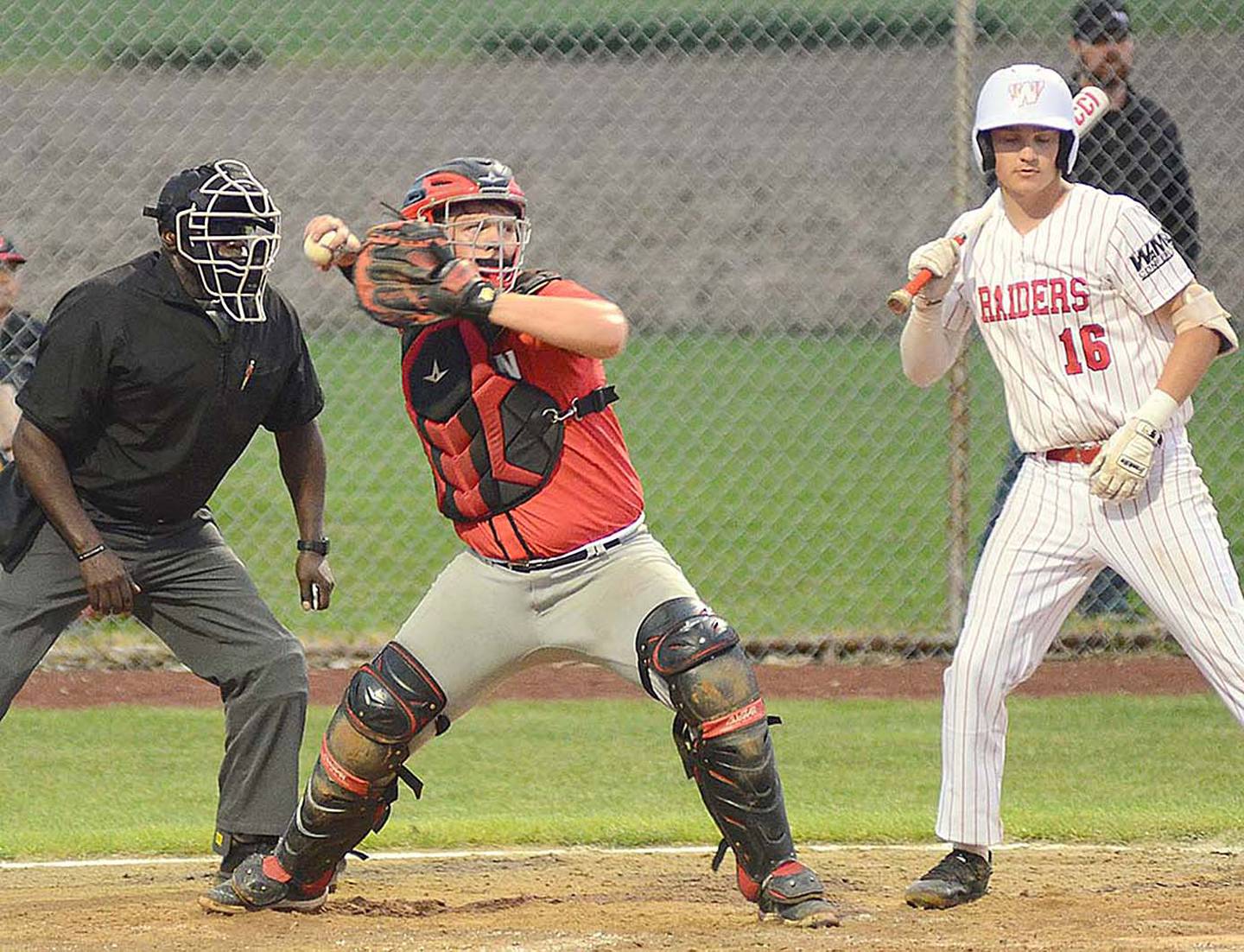 Creston catcher Tom Mikkelsen was named to the All-Hawkeye Ten Conference first team. Mikkelsen also pitched and played outfield for the Panthers.