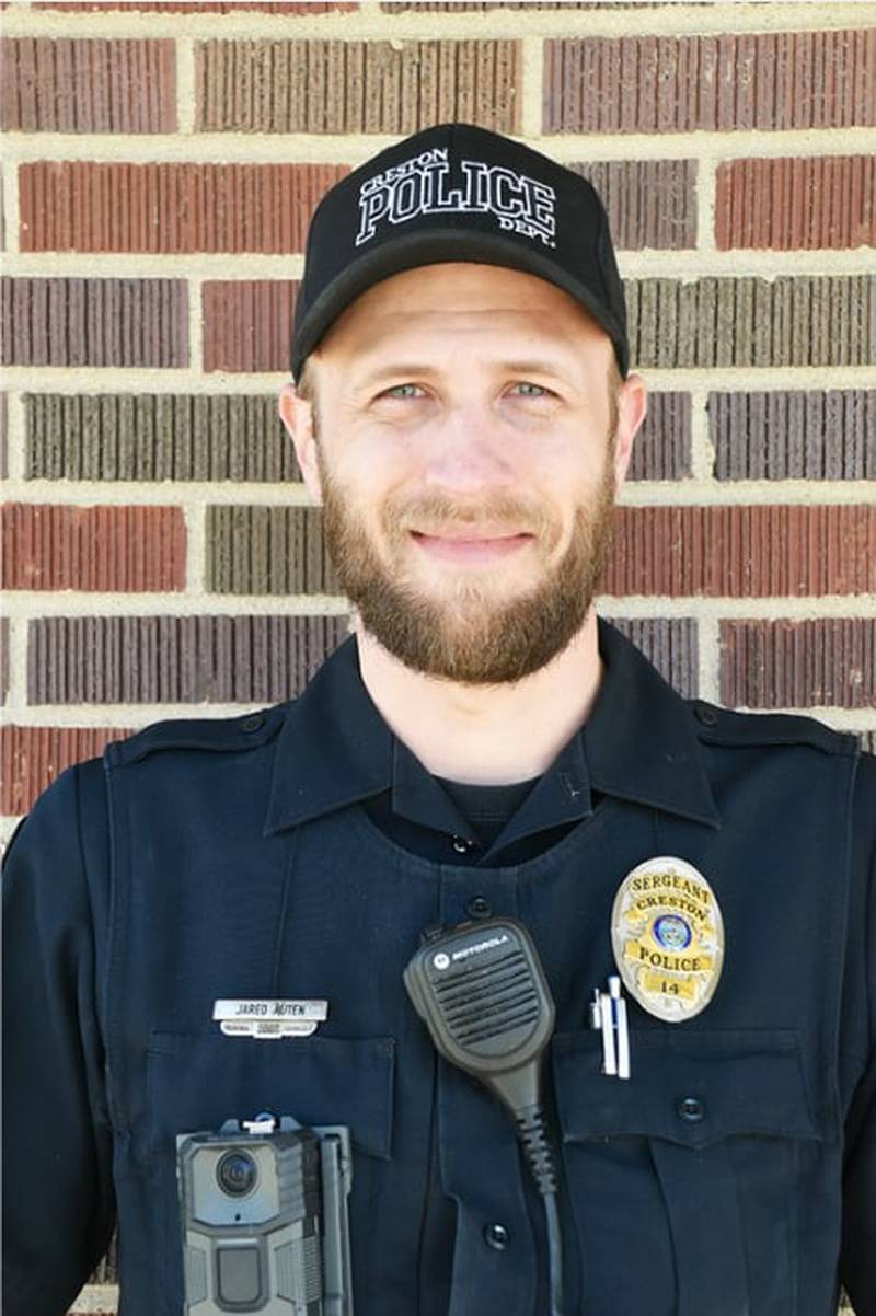 Lieutenant Jared Auten will serve as interim police chief while the city of Creston searches for someone to fill the position permanently.