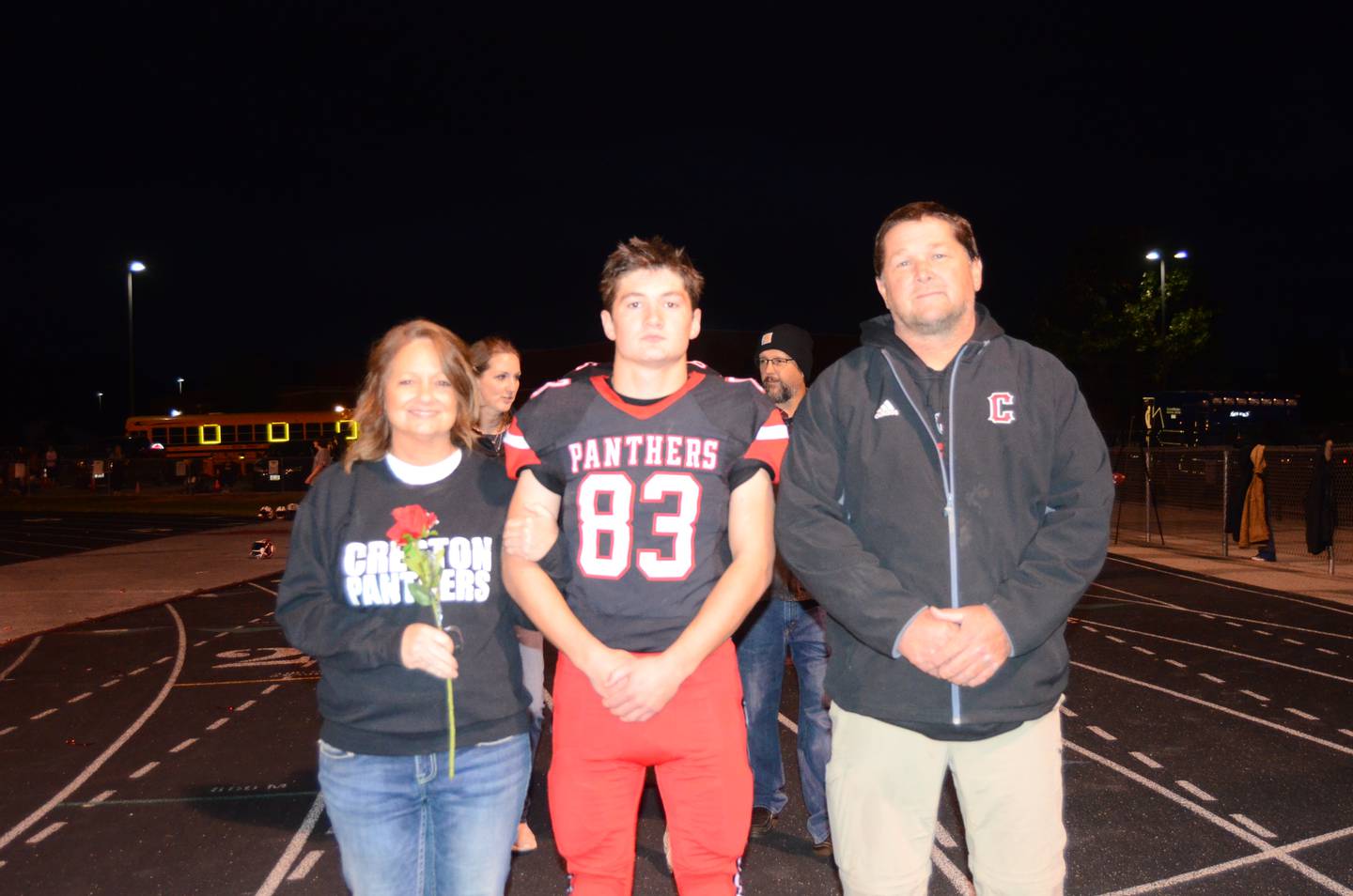 Brandon Briley with parents Treana and Chad