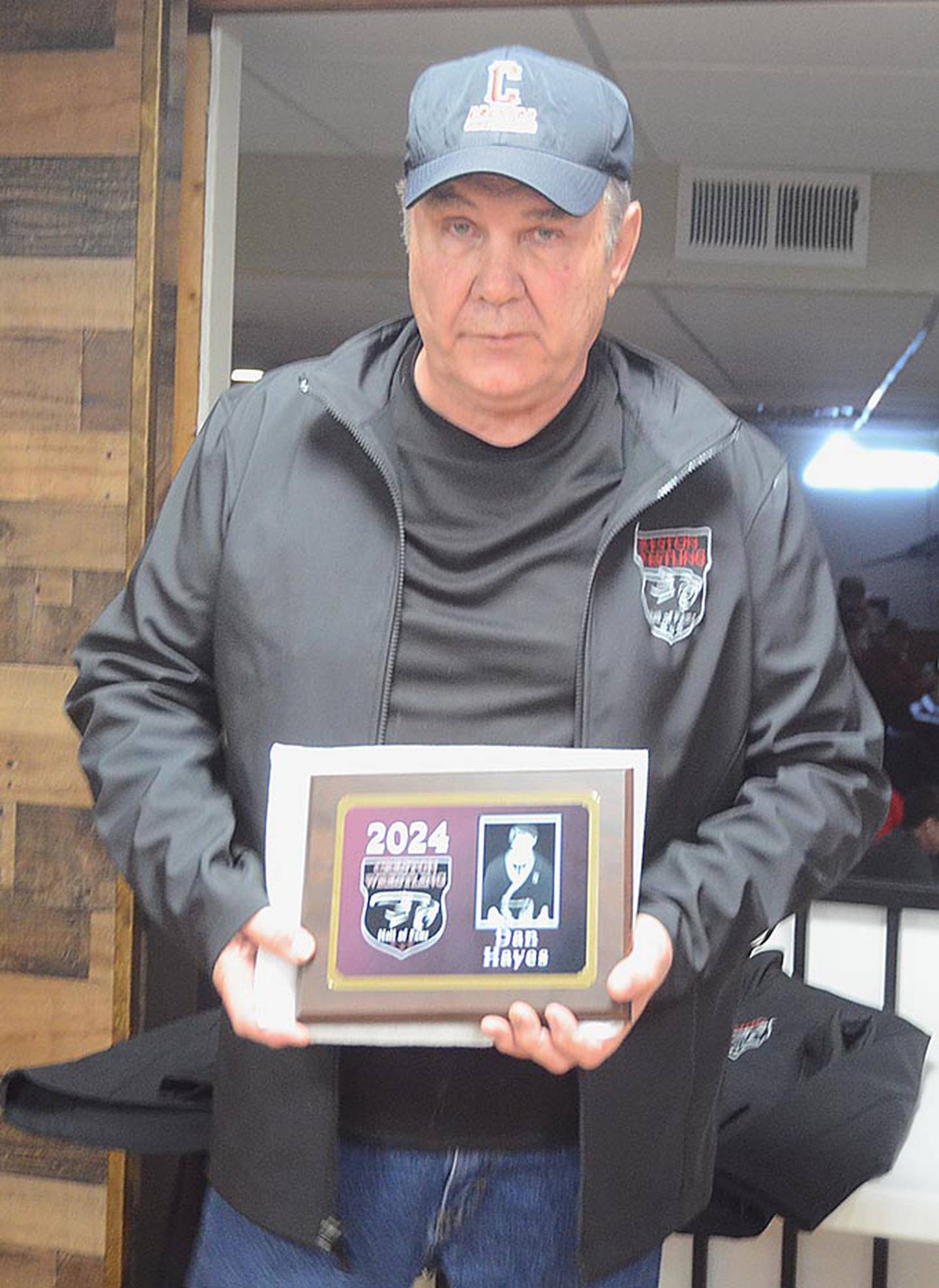 Dan Hayes, 2024 inductee, two-time state qualifier, two-time junior college national qualifier and lifelong supporter of Creston wrestling.