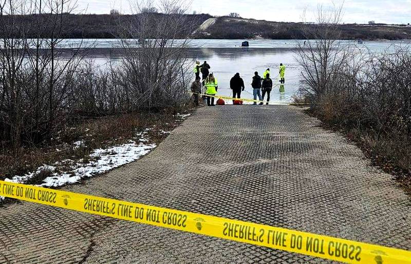The body of a 55-year-old Cumming man was discovered Friday on the shore of Badger Creek Lake in Madison County.