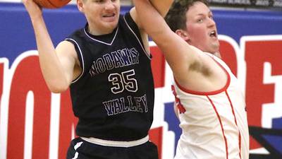 NV boys split last regular season games