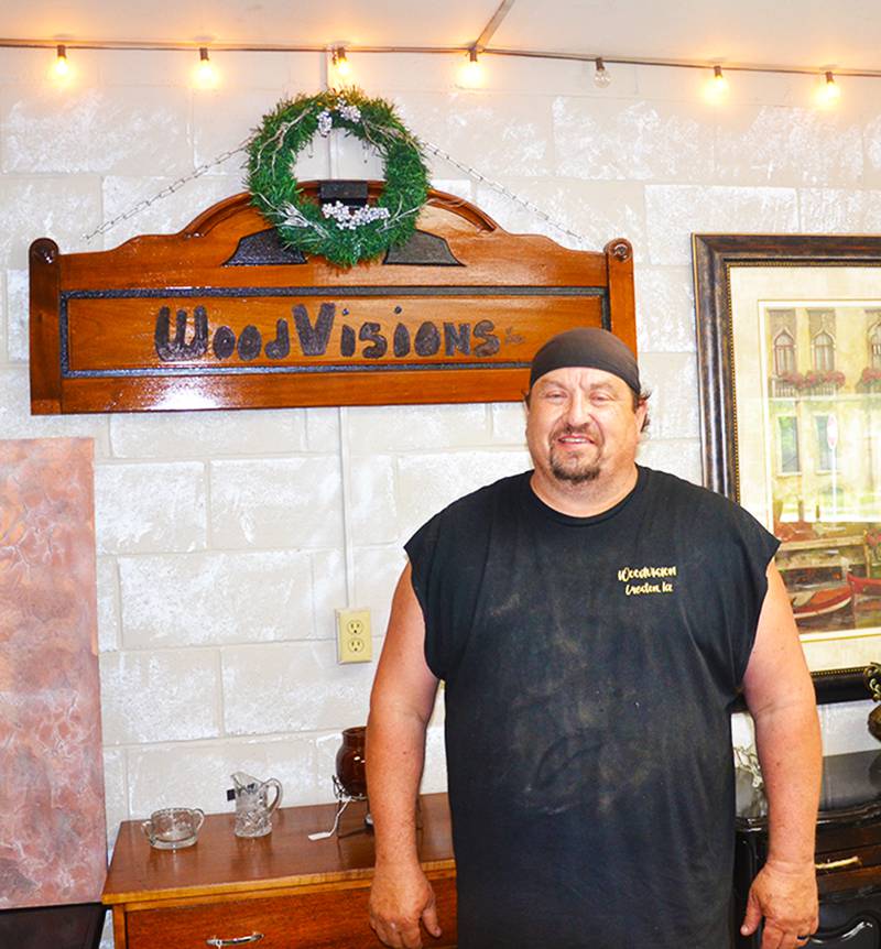 Wood Visions owner Ray Kegerize uses his faith and own experience as a stepchild to be a stepparent.
