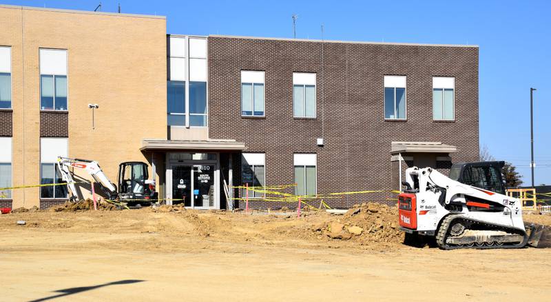 Work begins of expansion of the Greater Regional Health lab and clinic.
