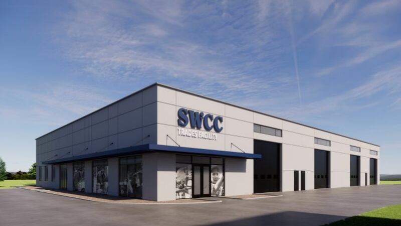 The new skilled trades facility will be located east of Tech Center II.
