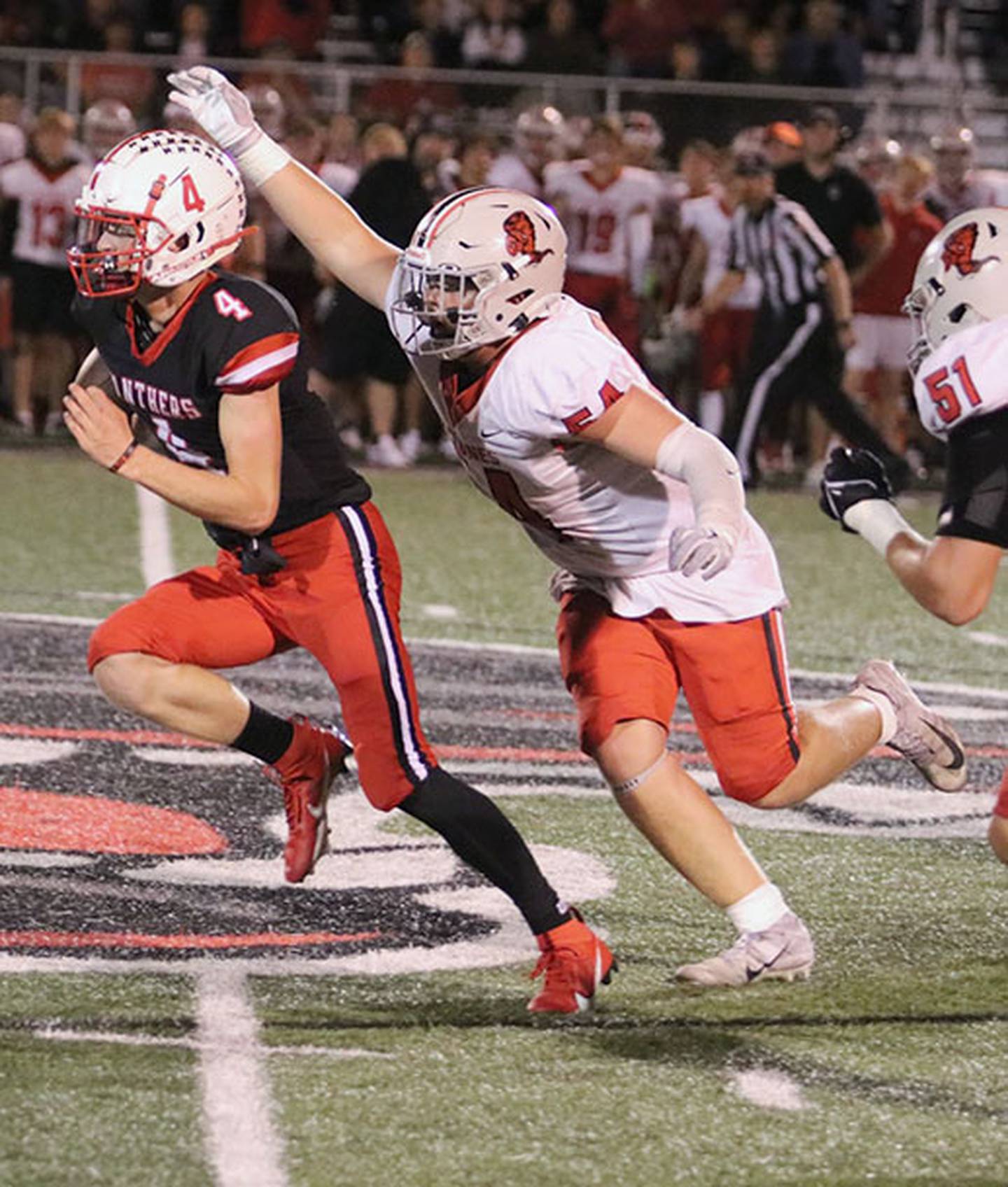In his one year as starting quarterback, Cael Turner set school records for passing yards, completions and touchdowns. He was also a capable runner when flushed out of the pocket.