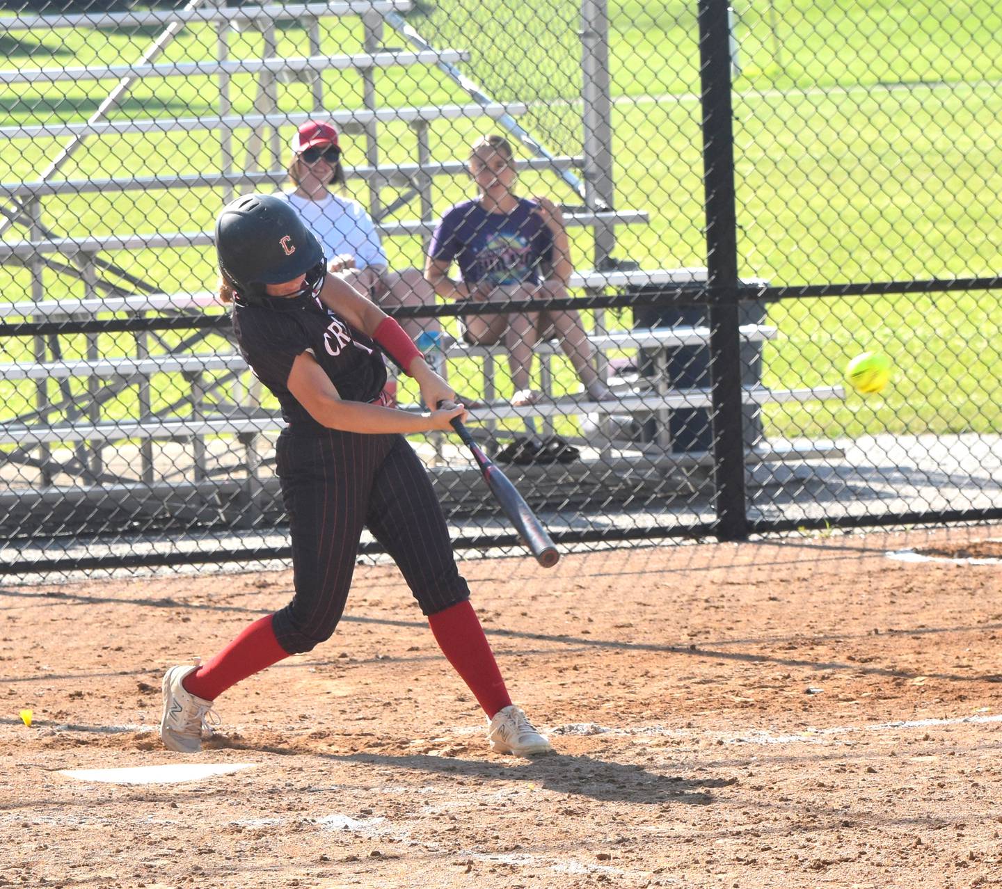 Sasha Wurster finished the night with two RBIs in the 20-1, 7-2 doubleheader against Kuemper Catholic Wednesday.