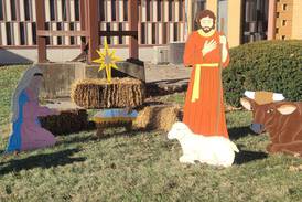 Schulteis helps replace nativity tornado took