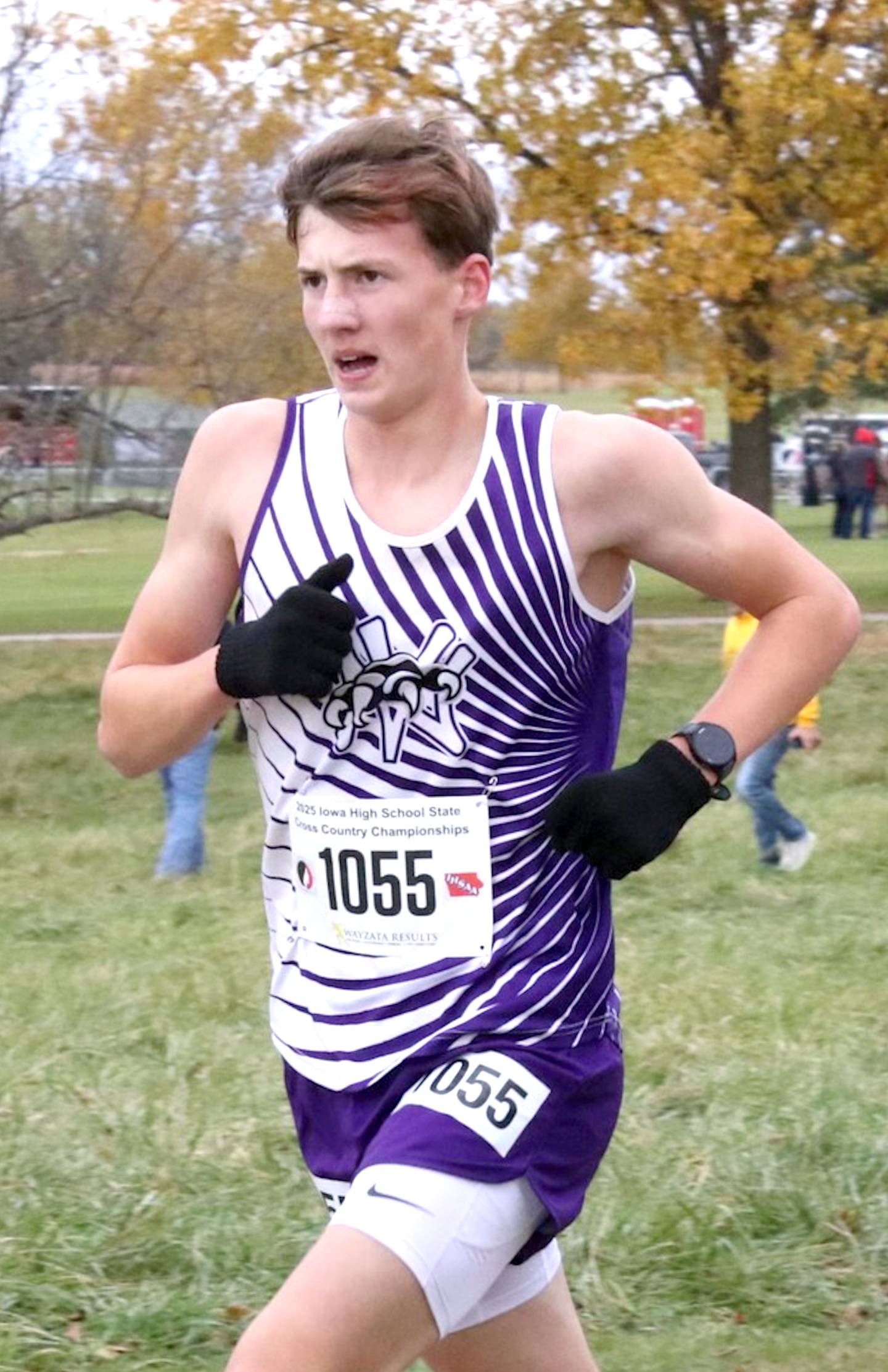 Junior Paul Kading was 96th, in 18:18.70, Saturday at state cross country in Fort Dodge.