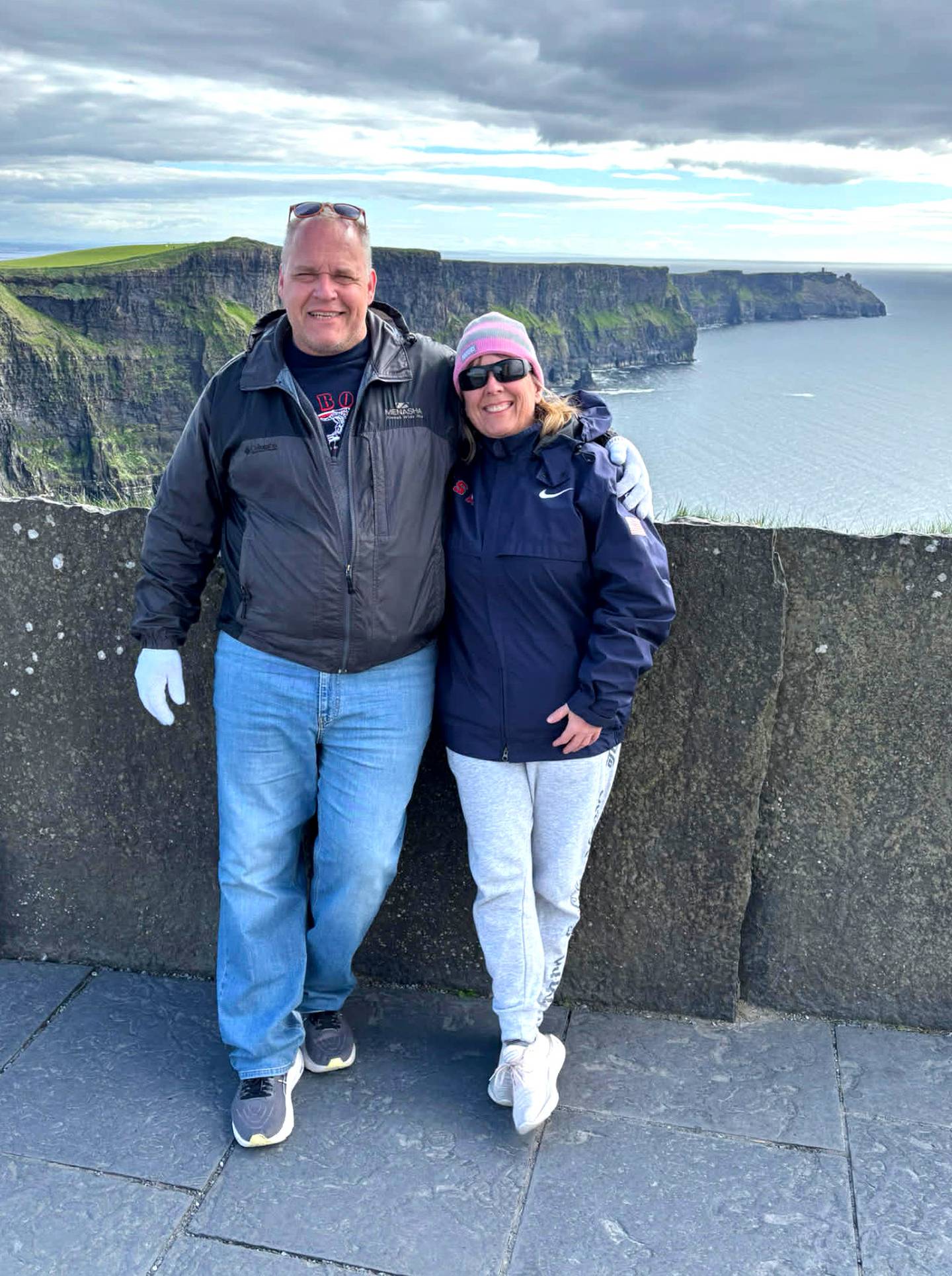 My parents at the Cliffs of Moher earlier this month.