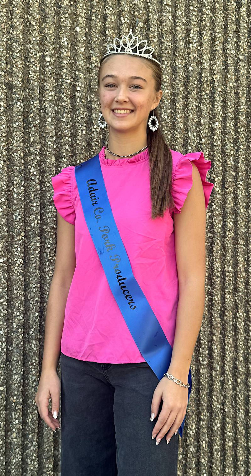 Adair County Pork Queen Chloe Rardin