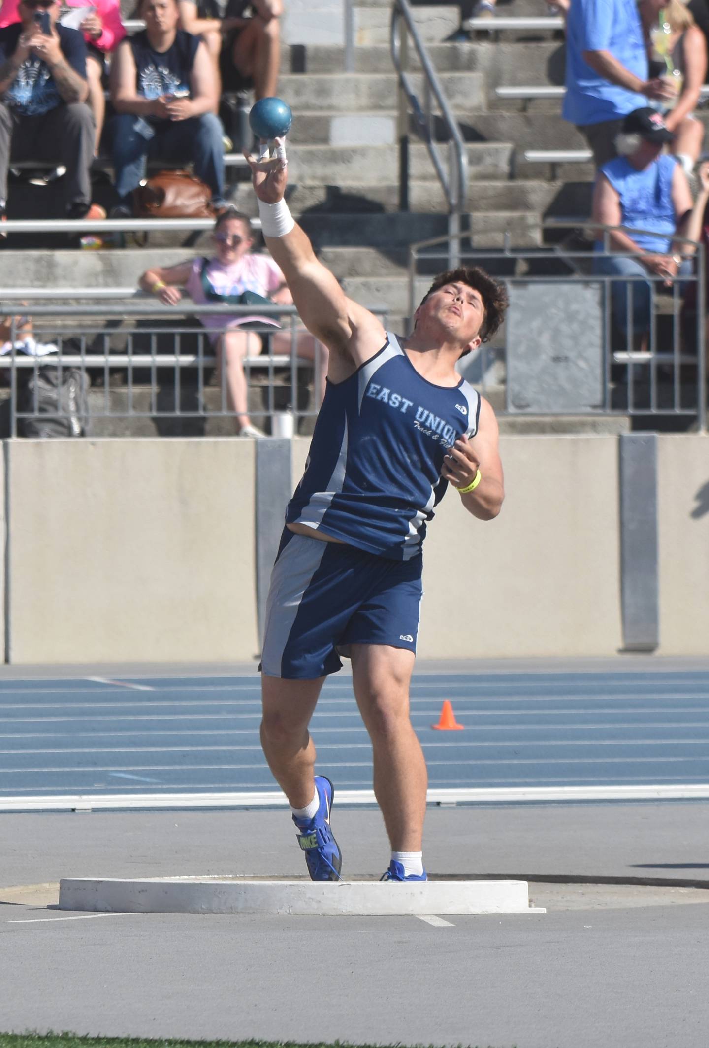Morgan Cooley - second in 1A shot put. Seventh in discus