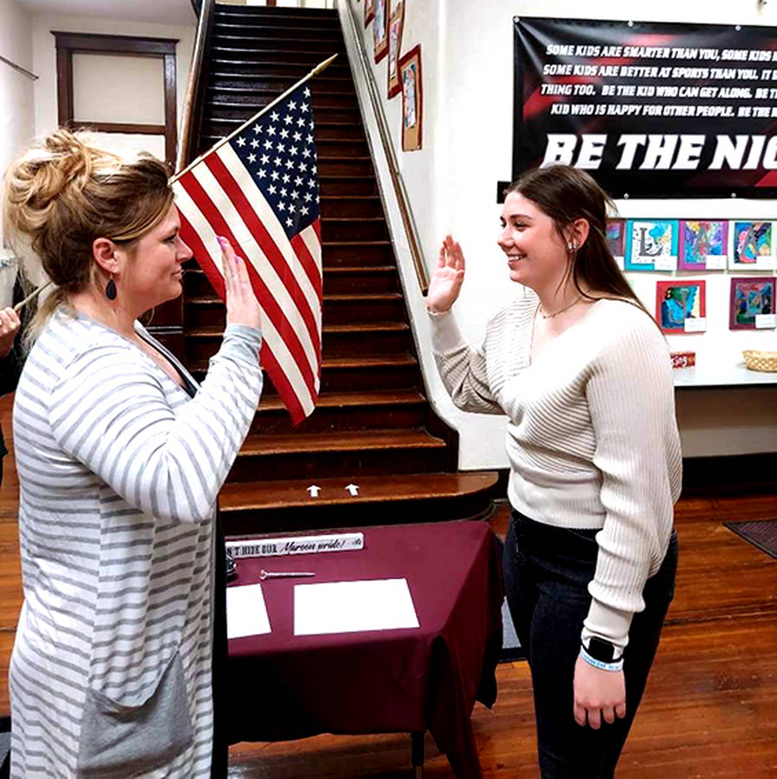 Diagonal student’s input goes to state level Creston News