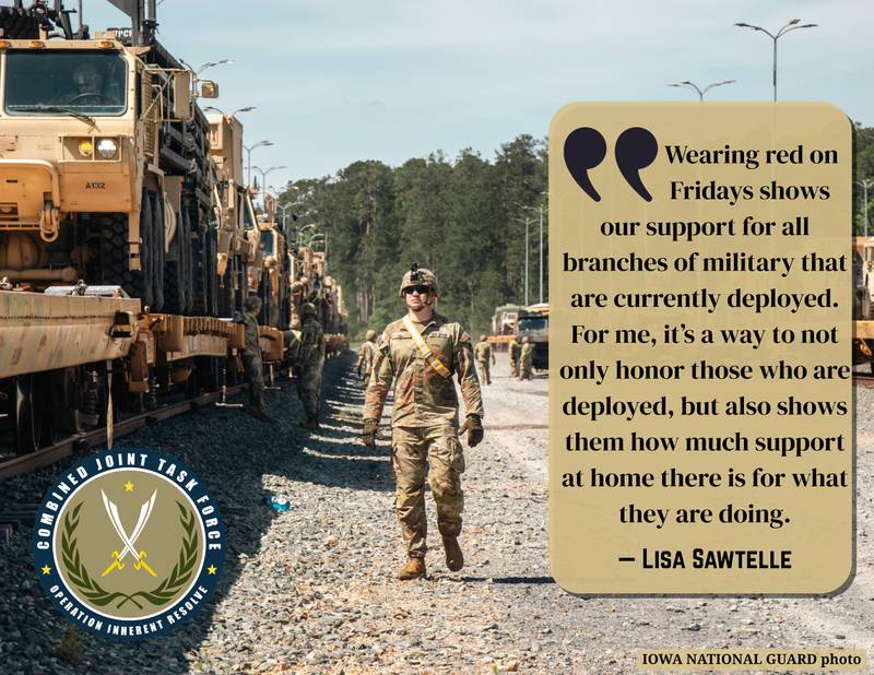 Thousands of Iowa National Guard soldiers are training in Fort Polk, Louisiana, for an upcoming deployment to the Middle East.