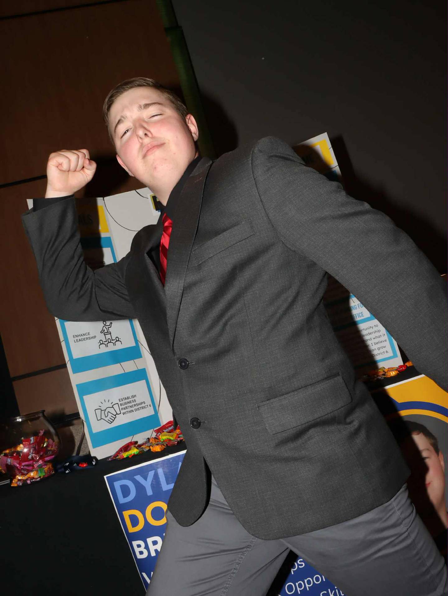 Dornack enjoys his time campaigning for District 6 vice president.