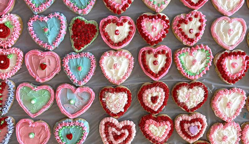 Boxes of Valentine's cookies can be purchased until Feb. 5