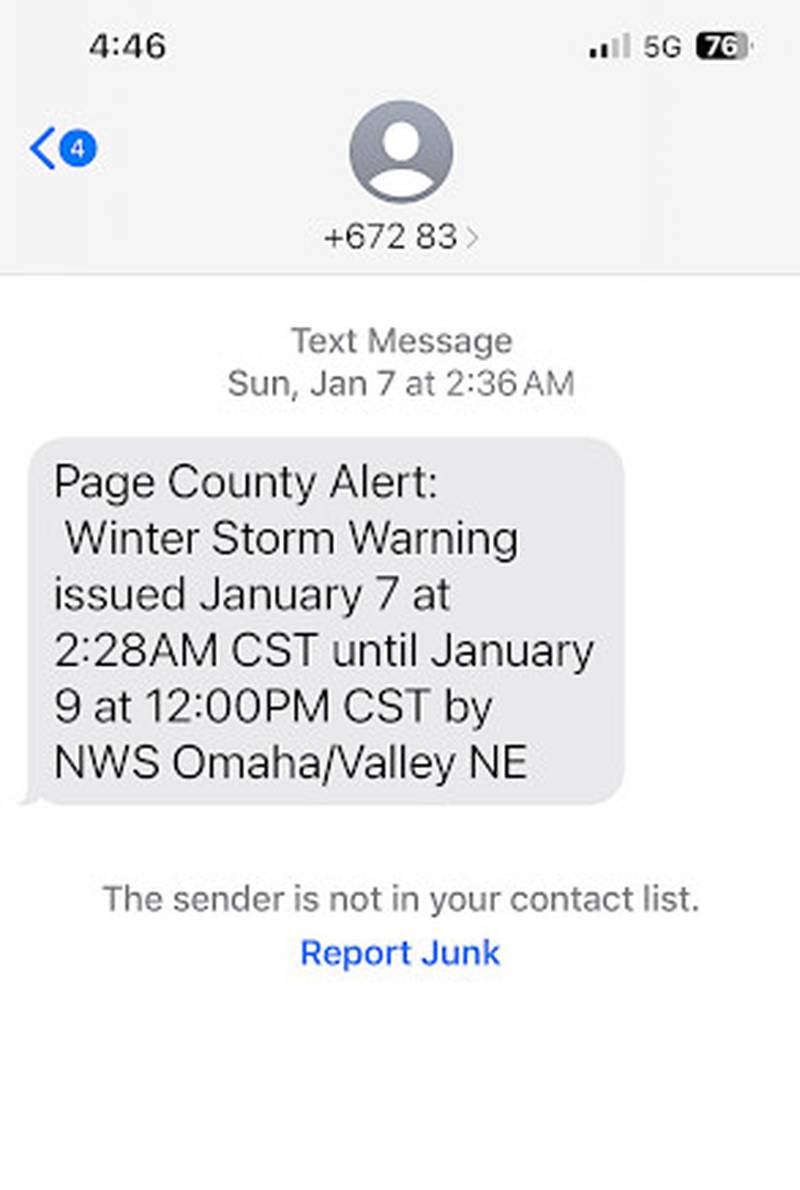 Like weather warnings from the National Weather Service, Union County government departments can text participating residents information from election days to registration deadlines.