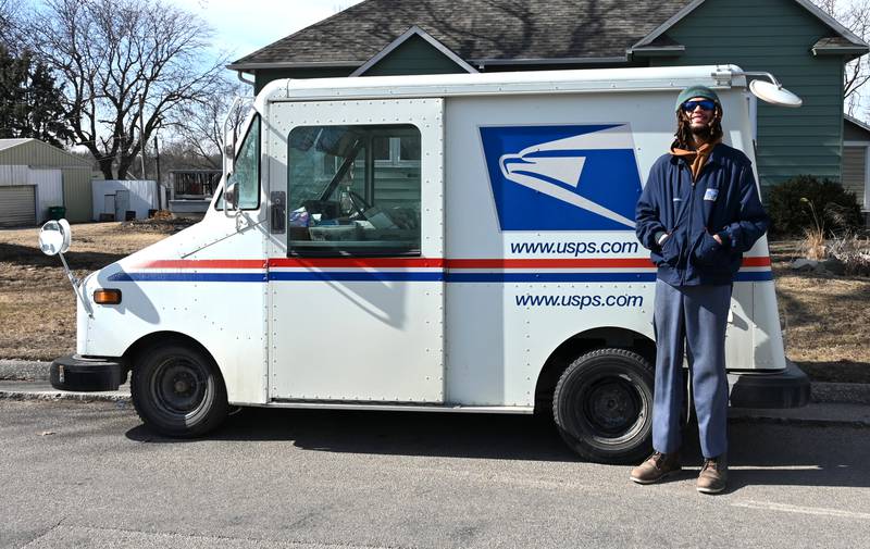 Khalil Sherrod has been a mailman in Creston since November 2023.