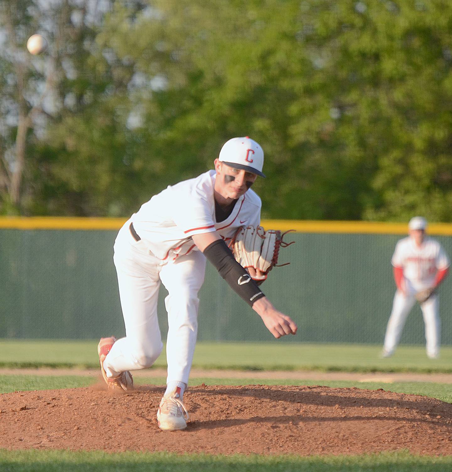 Cael Turner tied the school record for saves last season and opened the 2024 season with a 1-0 shutout victory over Winterset. He's also batting .500 going into this week's games.