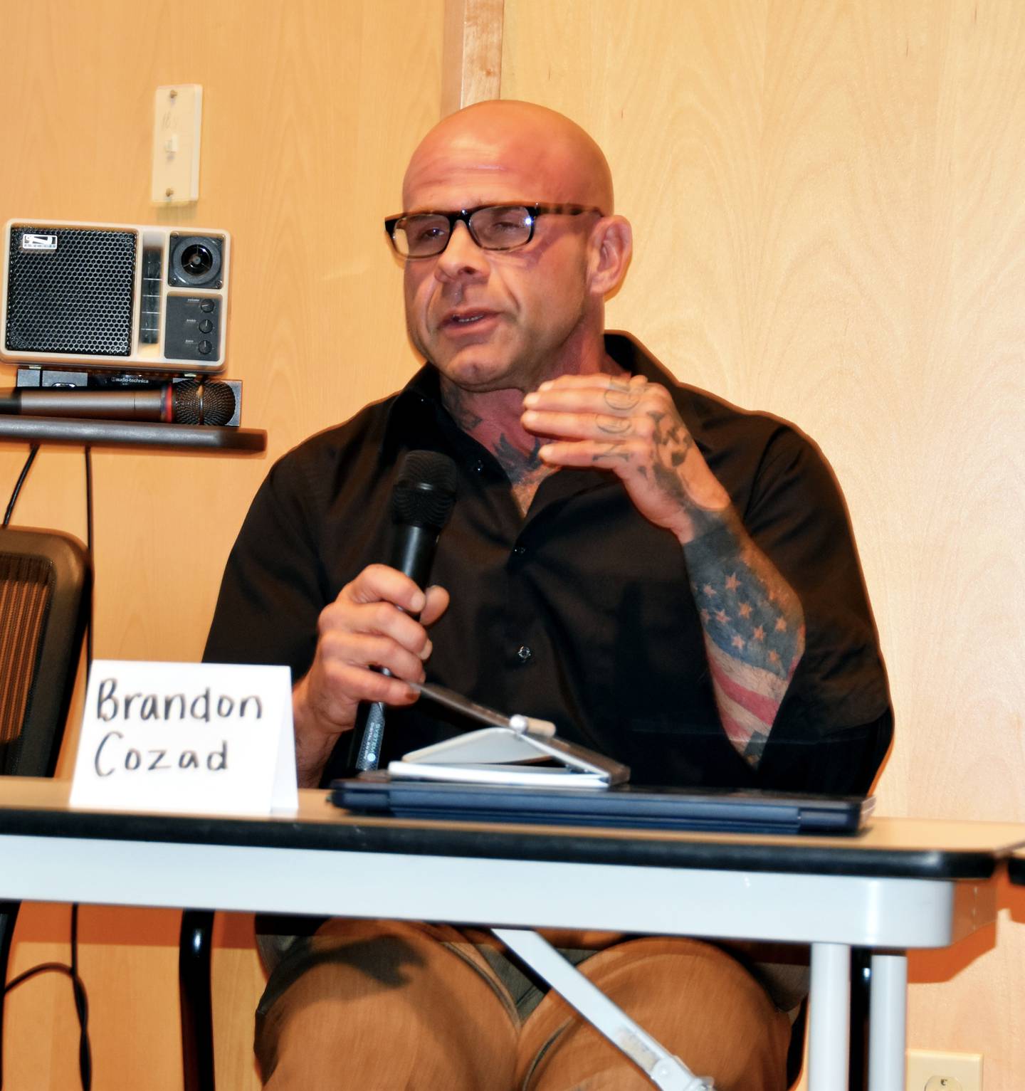 Brandon Cozad is a candidate for the at-large council position.