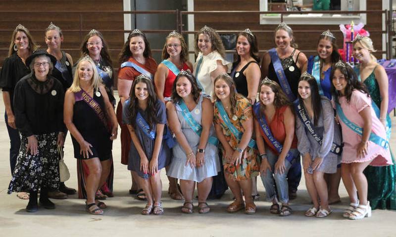 A royal reunion was held for past Union County Fair queens this summer. The fair celebrated its 100th anniversary.