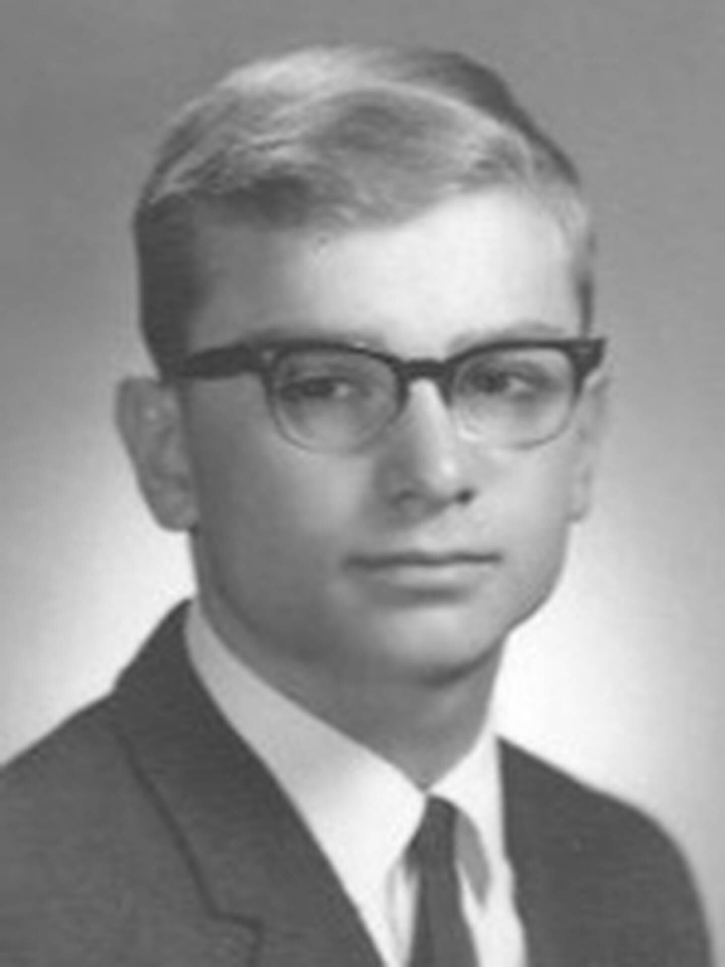 Katzer's senior photo in 1965.