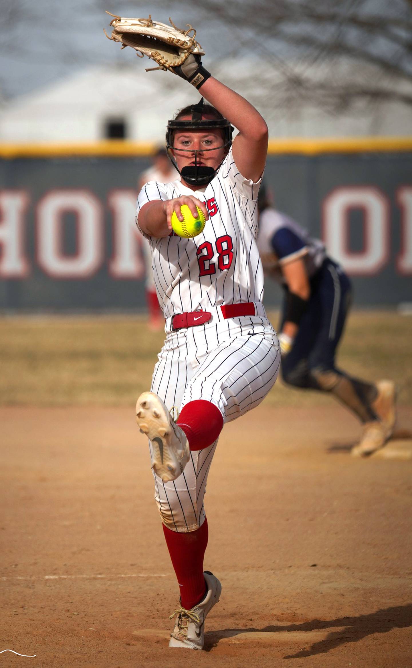 Kirsten Streeter pitched a shut out in game two against the Lakers, striking out seven batters.