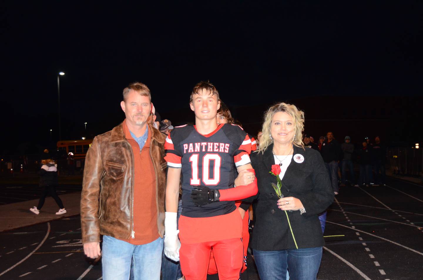 Dillon Starlin with parents Cody and Amy