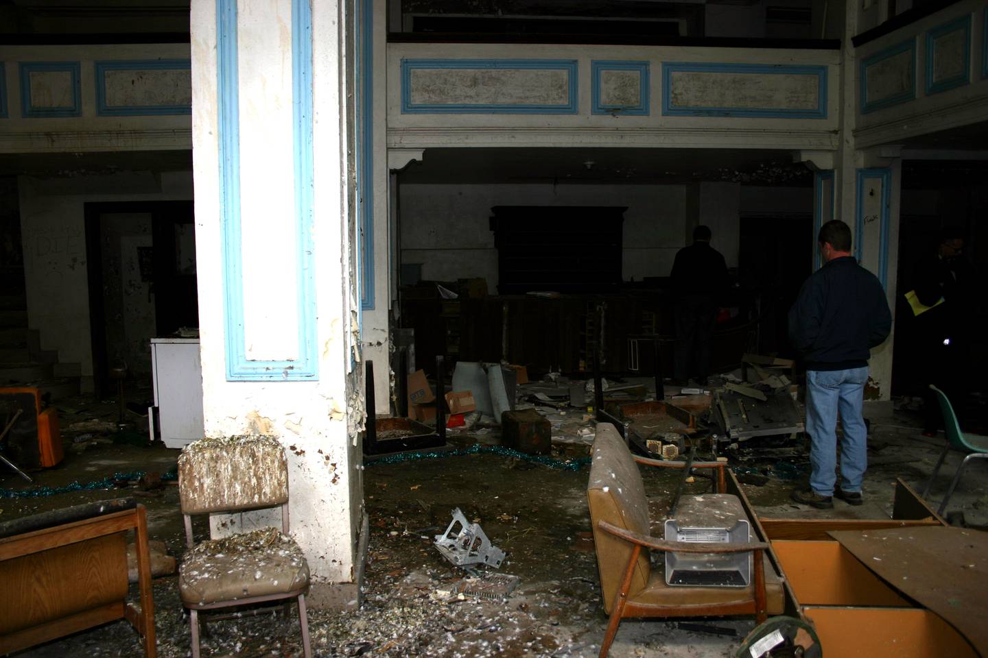 The interior of the Iowana was destroyed before the city took ownership.