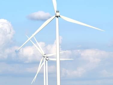 Wind turbine revenue funding county projects