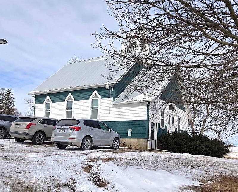 A fresh blanket of snow covers the front yard of the church at Avondale, which had its last service in February. Congregants of the church that dates back to the 1870s will have the choice to continue to worship with Bridgewater and Massena churches.