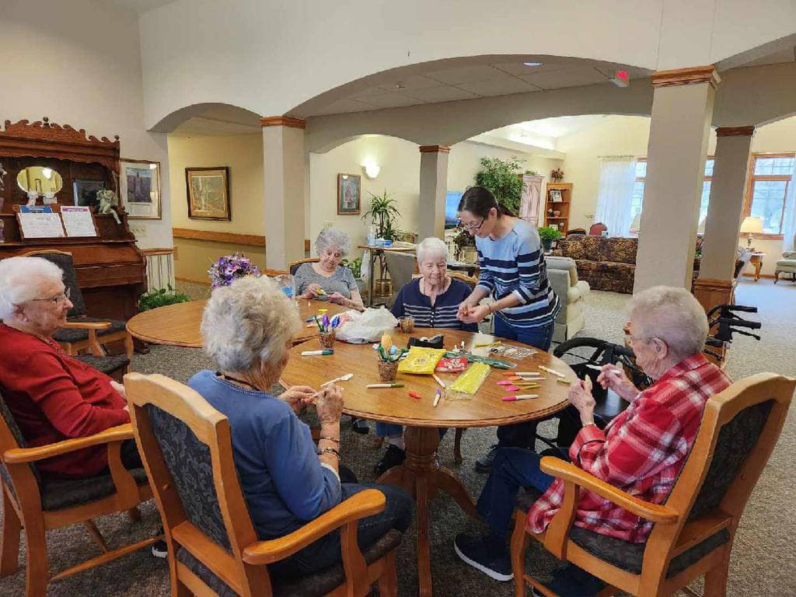 Clearview Estates Embraces Reflection During National Assisted Living