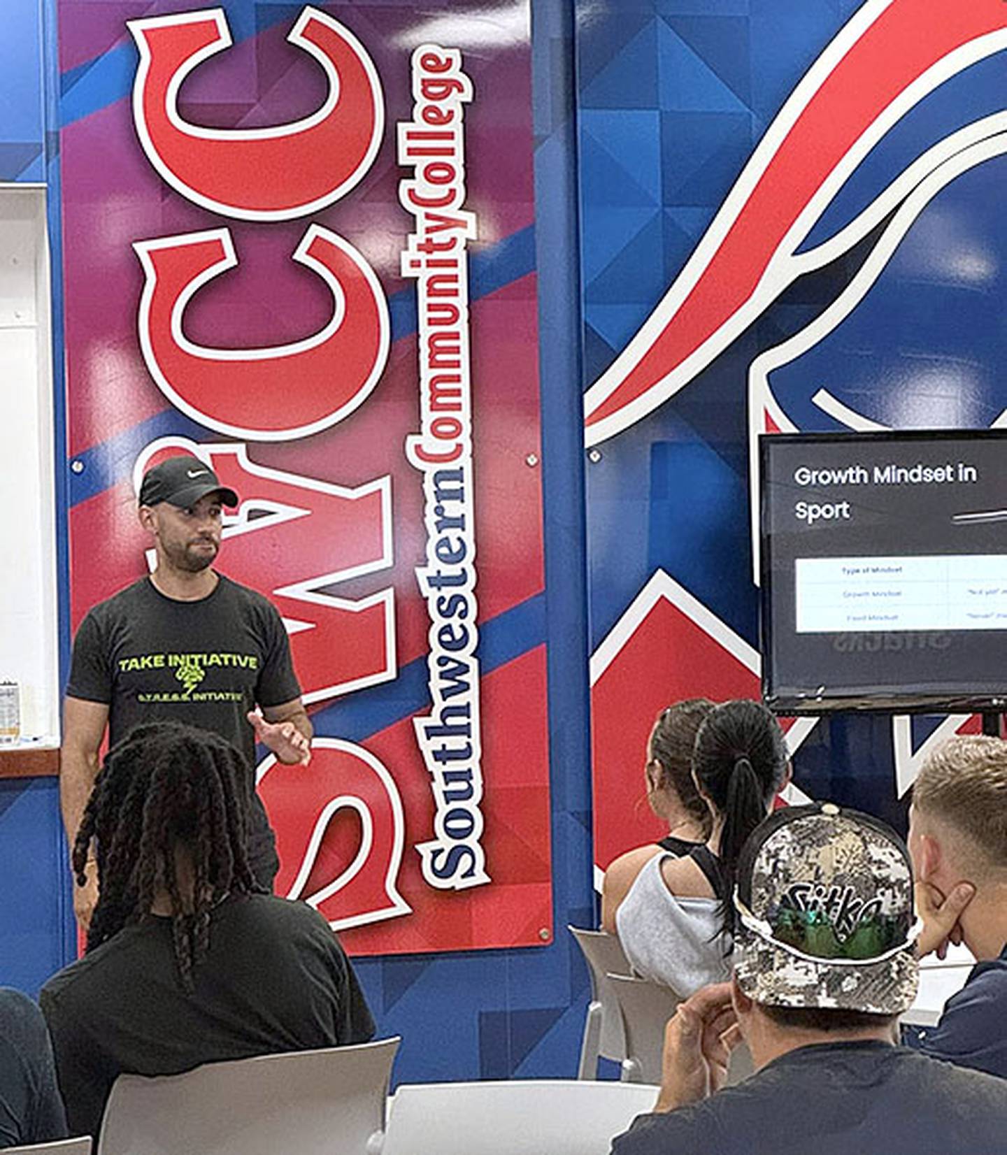 David Mathews, director of the Focus 5 mental fitness app and former resilience trainer for U.S. Army soldiers, explains some of the processes used in Friday's program.