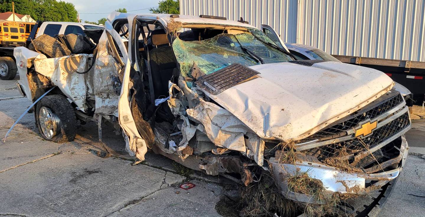 Knox and his father were hit by another car when driving home from a discus competition Saturday, May 2. While his father walked away with a few staples and bruises, Knox suffered a collapsed lung and a tear to his trachea.
