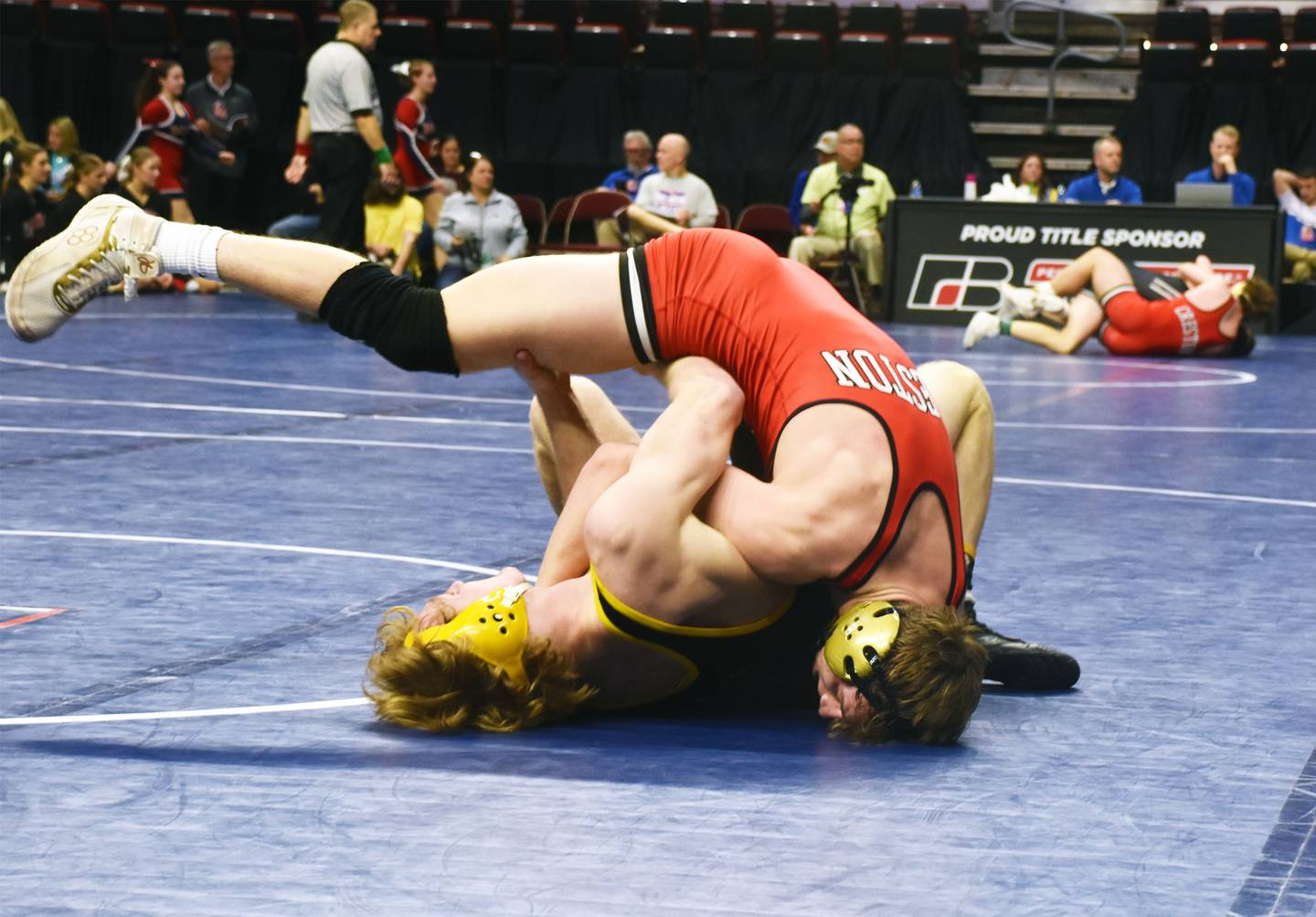 Four Panthers undefeated after first day of state wrestling Creston News
