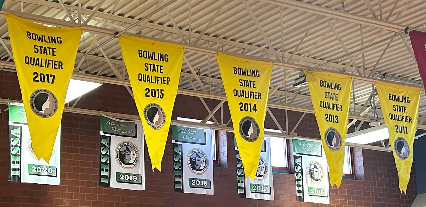 Though small now, the Creston bowling team has been strong in the past, with many state appearances.